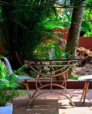 Terrace/patio - Home City Homestay & Ayurvedic Clinic  (Kovalam)