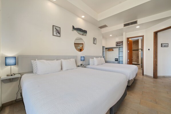 In-room safe, laptop workspace, blackout curtains, soundproofing