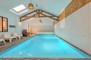 Pool - Kerléonie, large house with garden and pool close to beaches and GR34 (Kerlouan)