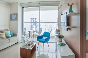 TV - Luxurious 1 bd Apt on the 24th Floor - Murano E (Cartagena)