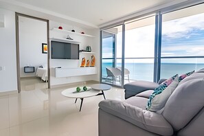 TV - Spectacular 2-Bd Apt on 21st Floor - Morros City (Cartagena)