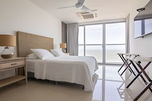 2 bedrooms, iron/ironing board, bed sheets - Luxurious 2-bd apt on the 26th Floor - Morros City (Cartagena)