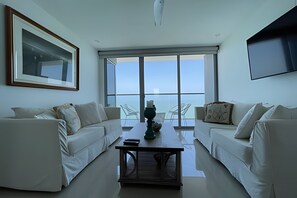 TV - Luxurious 2-bd apt on the 26th Floor - Morros City (Cartagena)