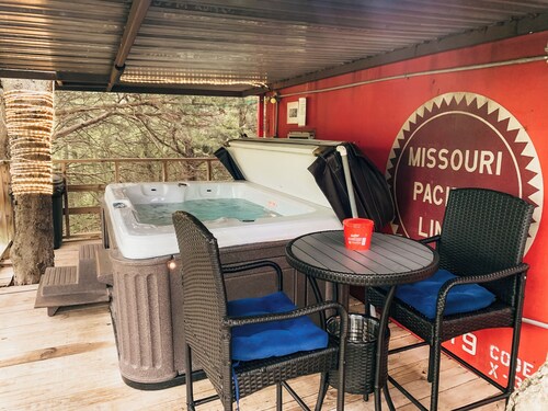 Love Train Caboose - an authentic 1949 Missouri Pacific Caboose