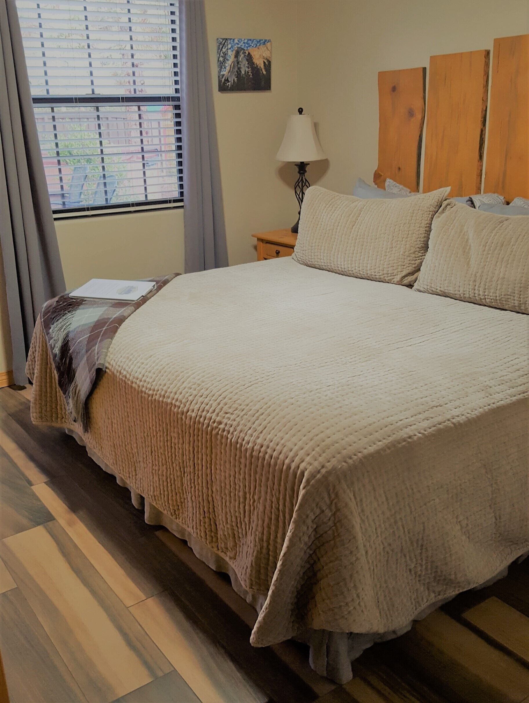 Triple Room, Kitchenette, Courtyard View | Blackout drapes, iron/ironing board, free WiFi