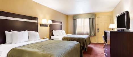 Basic Double Room, 2 Queen Beds, Non Smoking