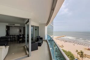 Terrace/patio - Spectacular ocean view - Infinito 1002 Building (Cartagena)