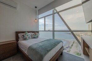 3 bedrooms, bed sheets - Spectacular ocean view - Infinito 2502 (Cartagena)