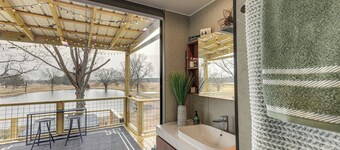 Unique Tiny Home Escape in Ouachita Foothills!