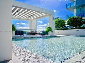 Pool - Sky-High Luxury Penthouse with Large Private Terrace and City & Water views (Miami)