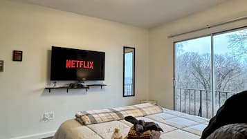 2 bedrooms, iron/ironing board, free WiFi, bed sheets