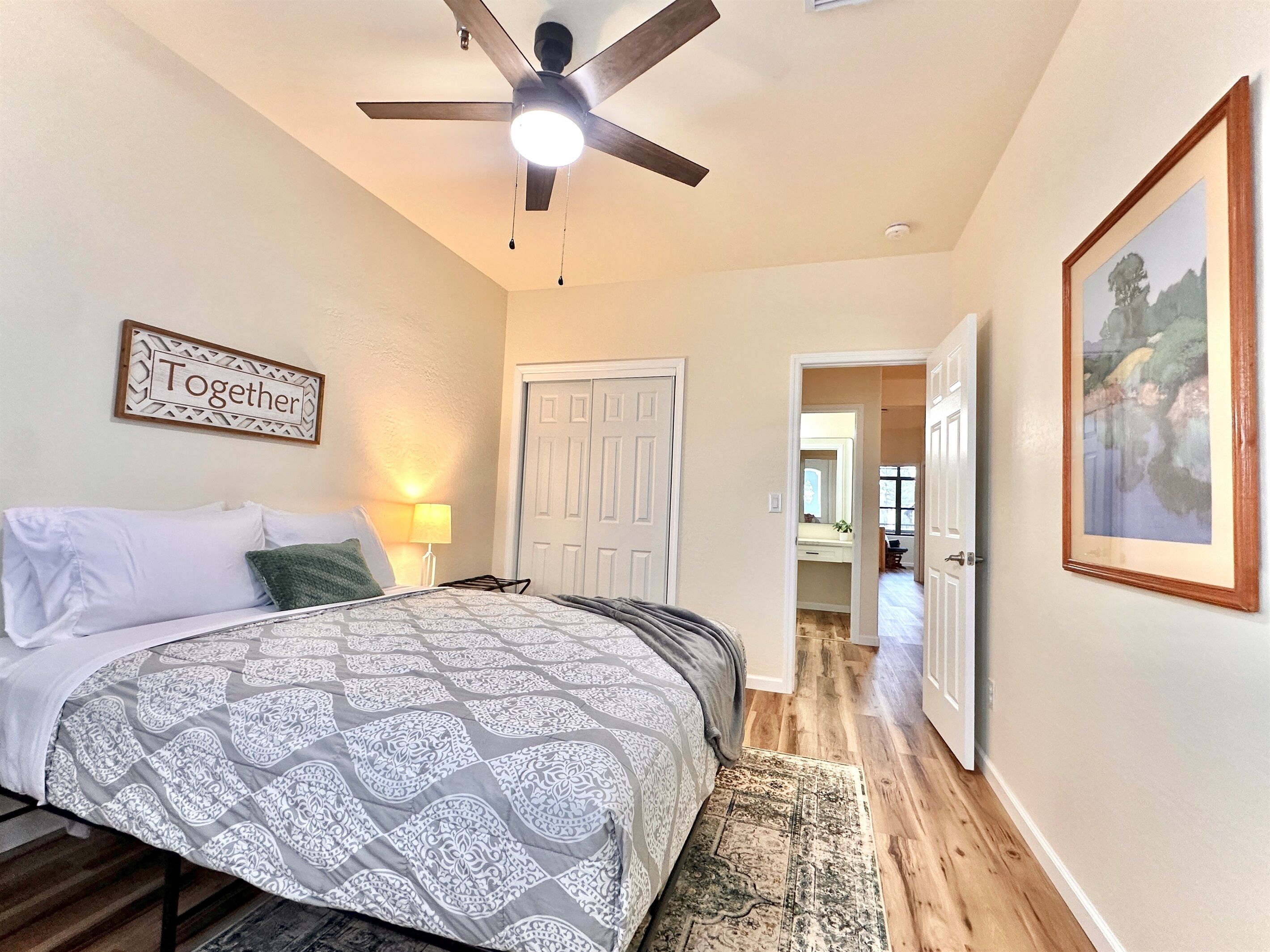 2 bedrooms, desk, free WiFi, bed sheets