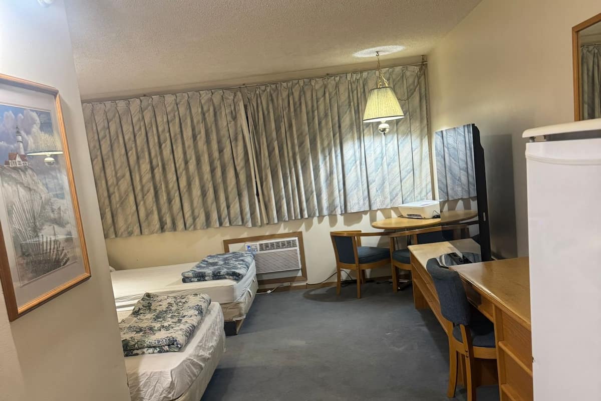 Kahden hengen huone (yksi tai kaksi sänkyä) | Työpöytä, kannettavalle tietokoneelle sopiva työtila, ilmainen Wi-Fi