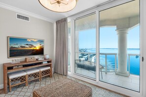 Condo, 1 King Bed (Portofino Island Resort 4-1908) | Living area - Portofino Island Resort 4-1908 (Pensacola Beach)