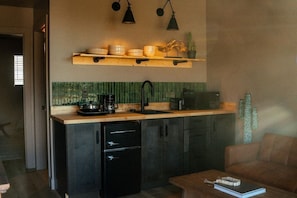 Interior - Modern Desert Cabin with Hot Tub & Sauna Access (Colorado City)