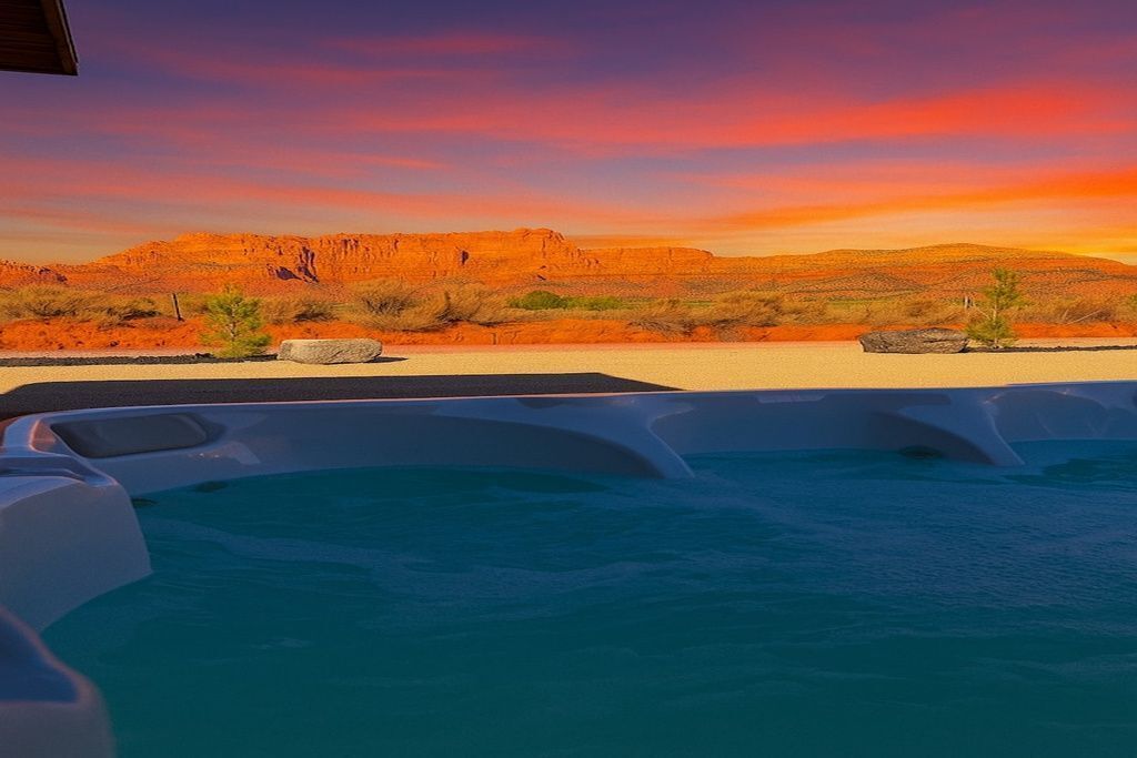 Baignoire à remous extérieure