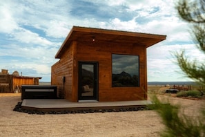 Exterior - Modern Desert Cabin with Hot Tub & Sauna Access (Colorado City)