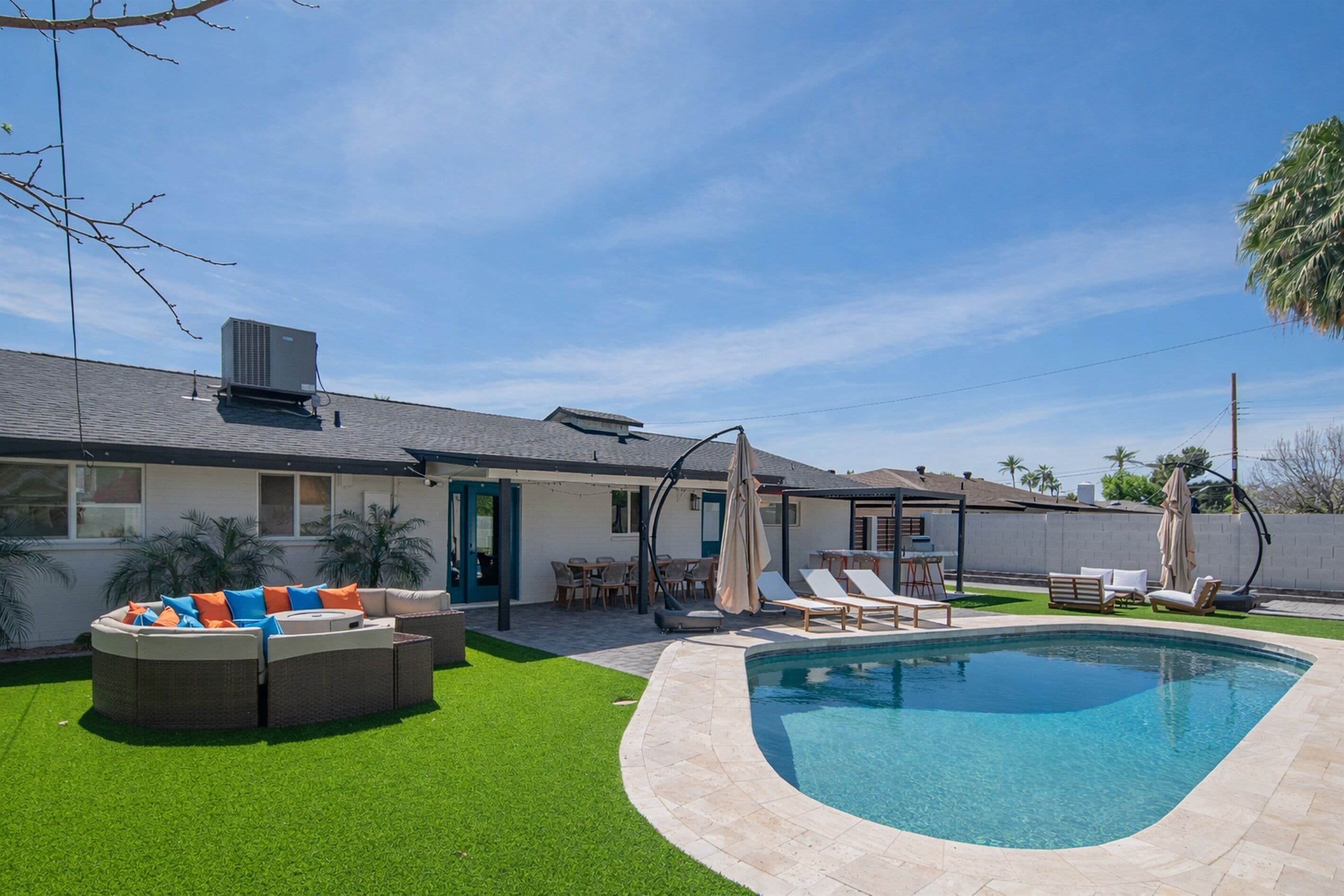 Beheizter Pool