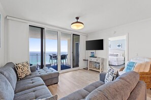 Condo, Multiple Beds (Emerald Beach 1736) | Living area - Emerald Beach 1736 (Panama City Beach)