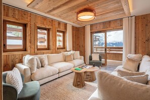 Living area - Ishora -  Alpine apartment with sauna Méribel (Les Allues)