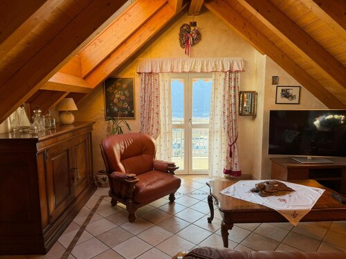 Comfortable attic in the hills of Trento