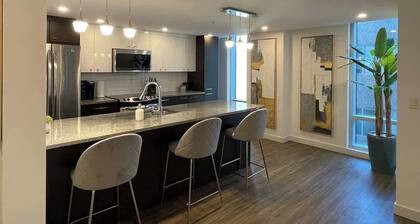 Large 1 BR with 6 appliances and rooftop swim spa