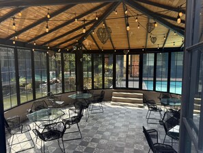 Dining - House for groups 10 minutes from Valle de Bravo and Velo de Novia. (Valle de Bravo)