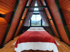 Deluxe-Chalet, Bergblick