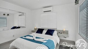 1 slaapkamer, een strijkplank/strijkijzer, wifi, beddengoed