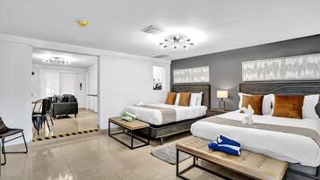 Iron/ironing board, WiFi, bed sheets