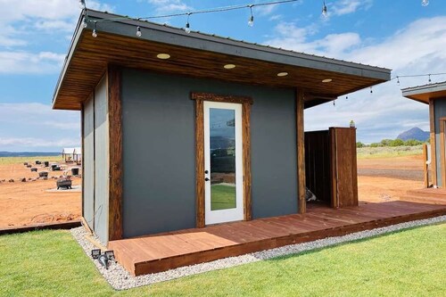 Unique Covered Wagon Glamping with Shared Sauna