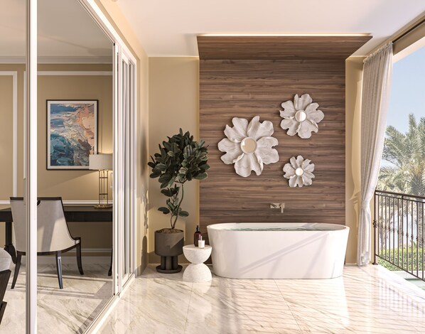 Tranquility Suite + Butler | Baignoire relaxante profonde