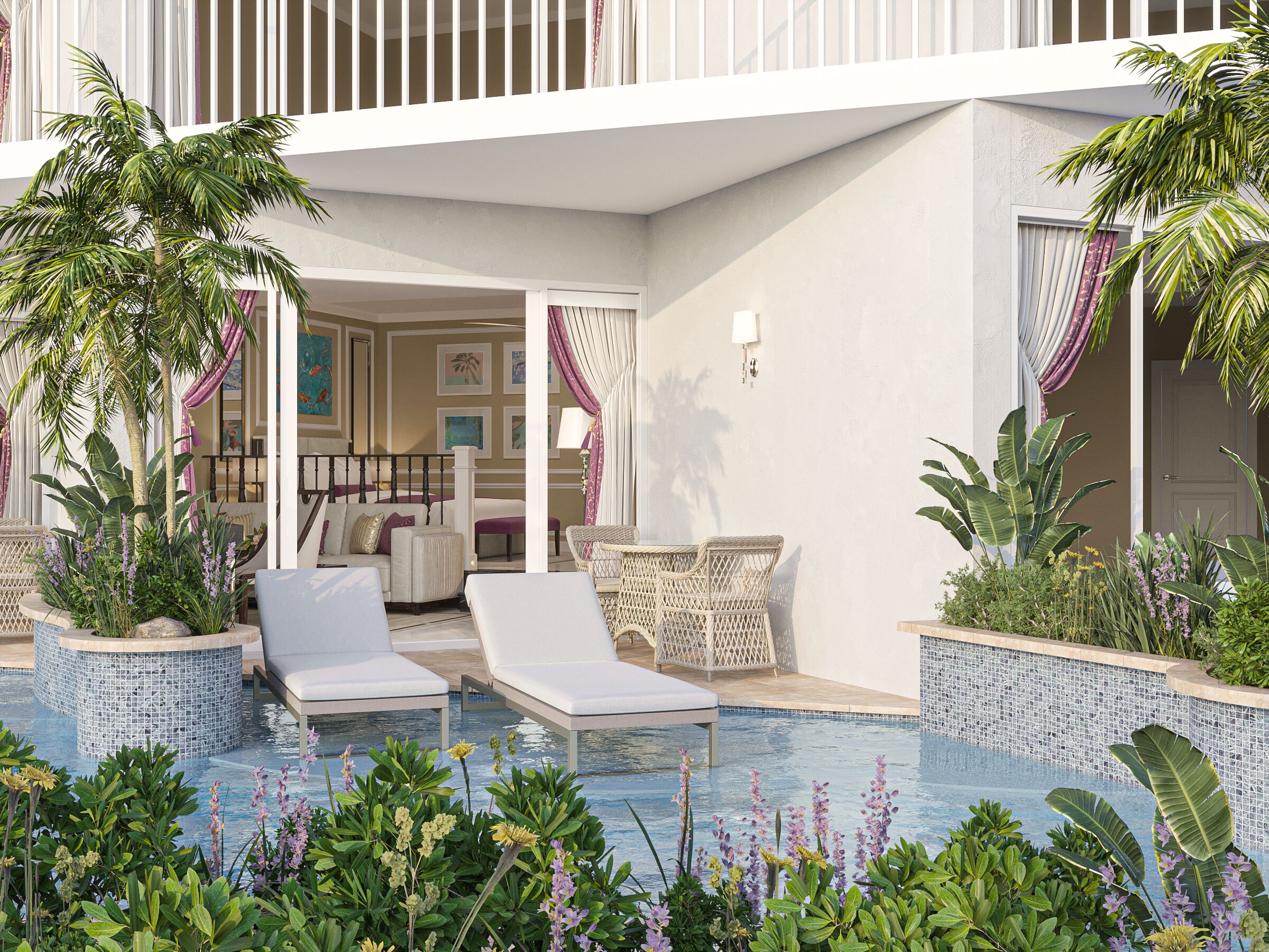 Swim up Luxury King Suite | Water view