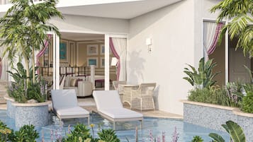 Swim up Luxury King Suite | Water view