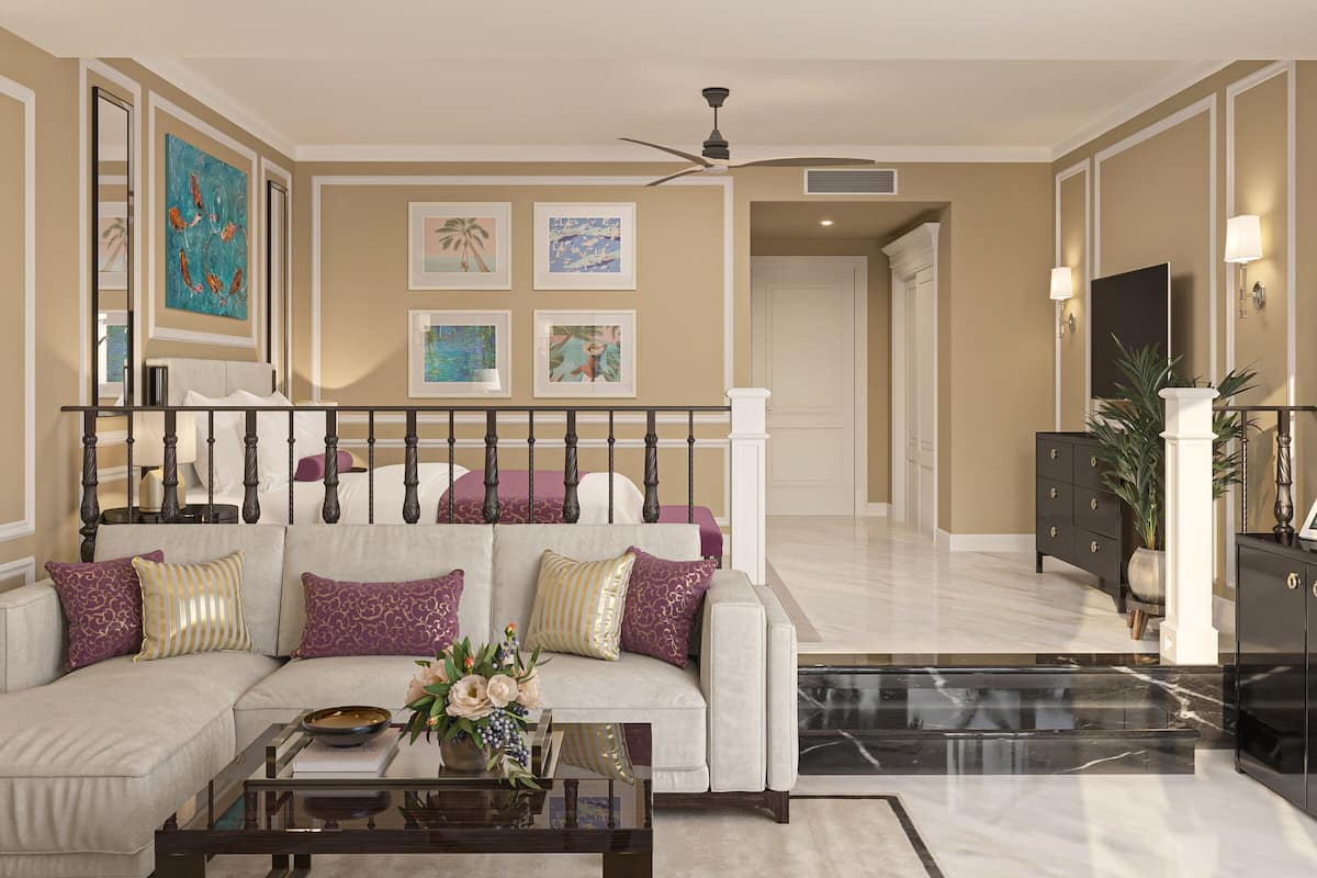 Minibar, in-room safe, desk, laptop workspace