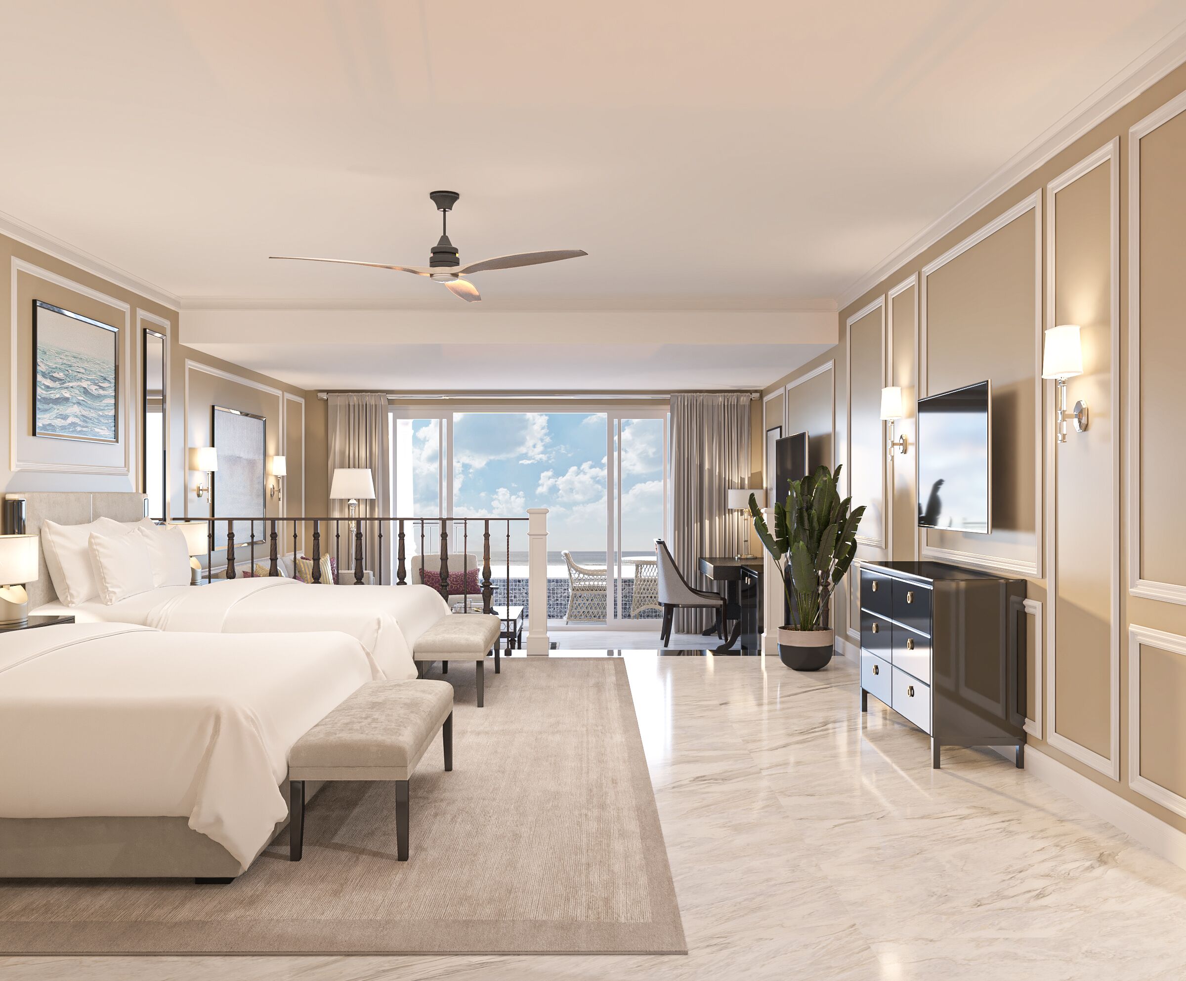 Skypool Twin Suite + Butler | In-room safe, free WiFi