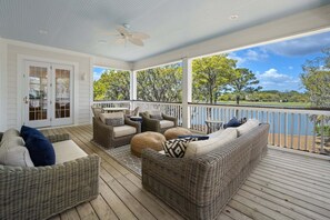 Terrace/patio - 5BR/5BA Retreat in Exclusive DeBordieu Colony (Georgetown)