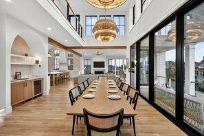 Dining - Stunning Brand NEW Build, 6 bd OCEANVIEW Home on IOP! Private pool! (Isle Of Palms)