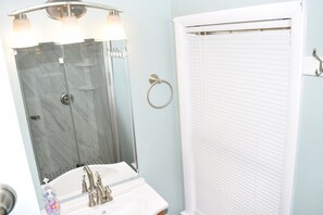 Bathroom - On Island Time | 3BR Walk to Town • Fire Pit • Quiet St (Chincoteague Island)