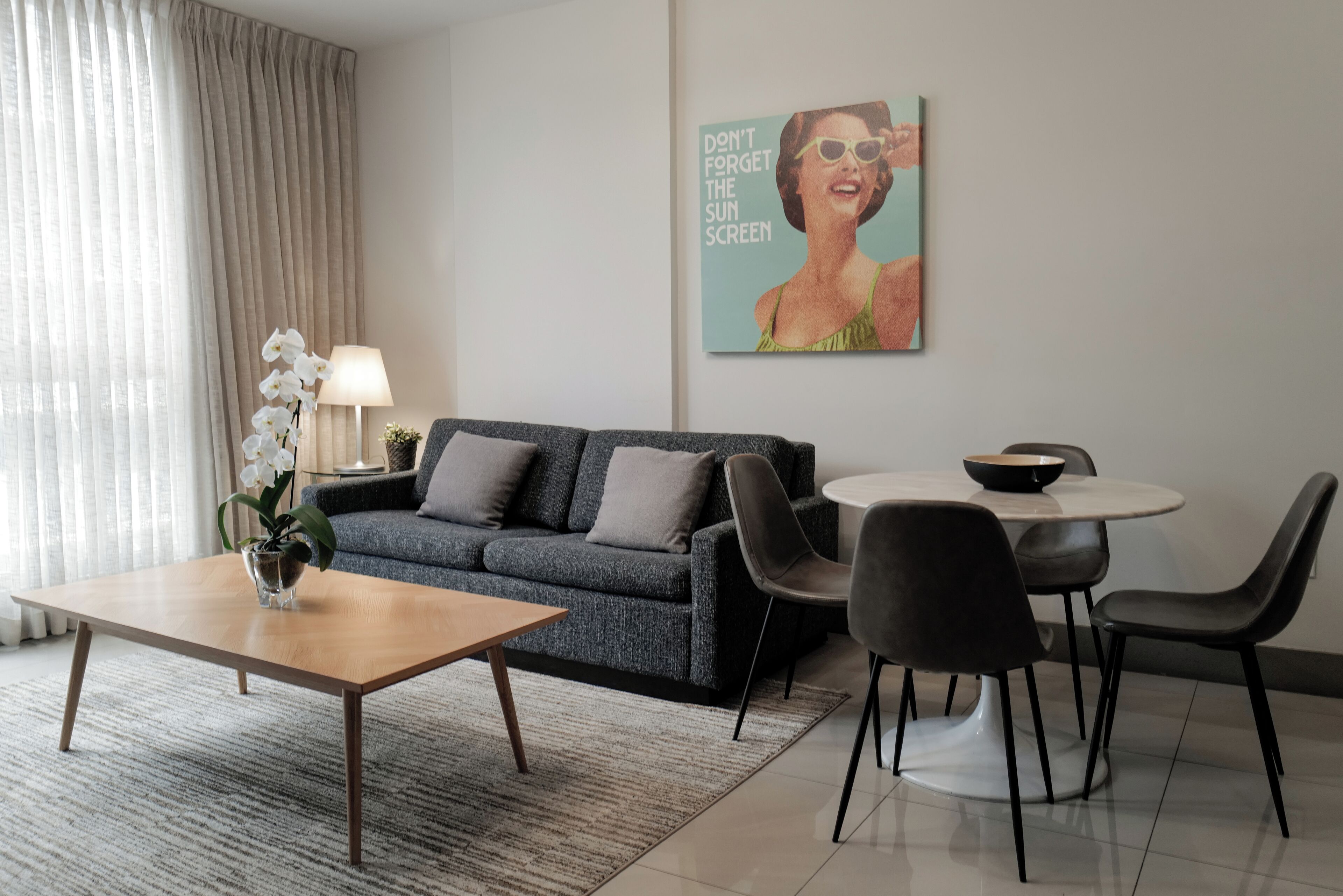 Standard-Apartment, 1 King-Bett und Schlafsofa | Wohnbereich