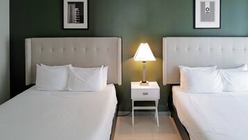 Signature Apartment, Multiple Beds | Desk, laptop workspace, blackout drapes, iron/ironing board