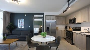 Deluxe-Apartment, 2 Schlafzimmer | Innenbereich