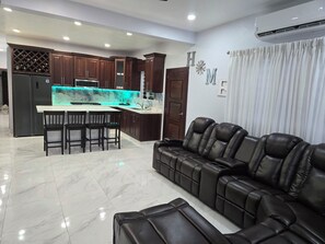 Living area - Charming 2-bedroom 4 bed with AC in vibrant Salcedo (Salcedo)