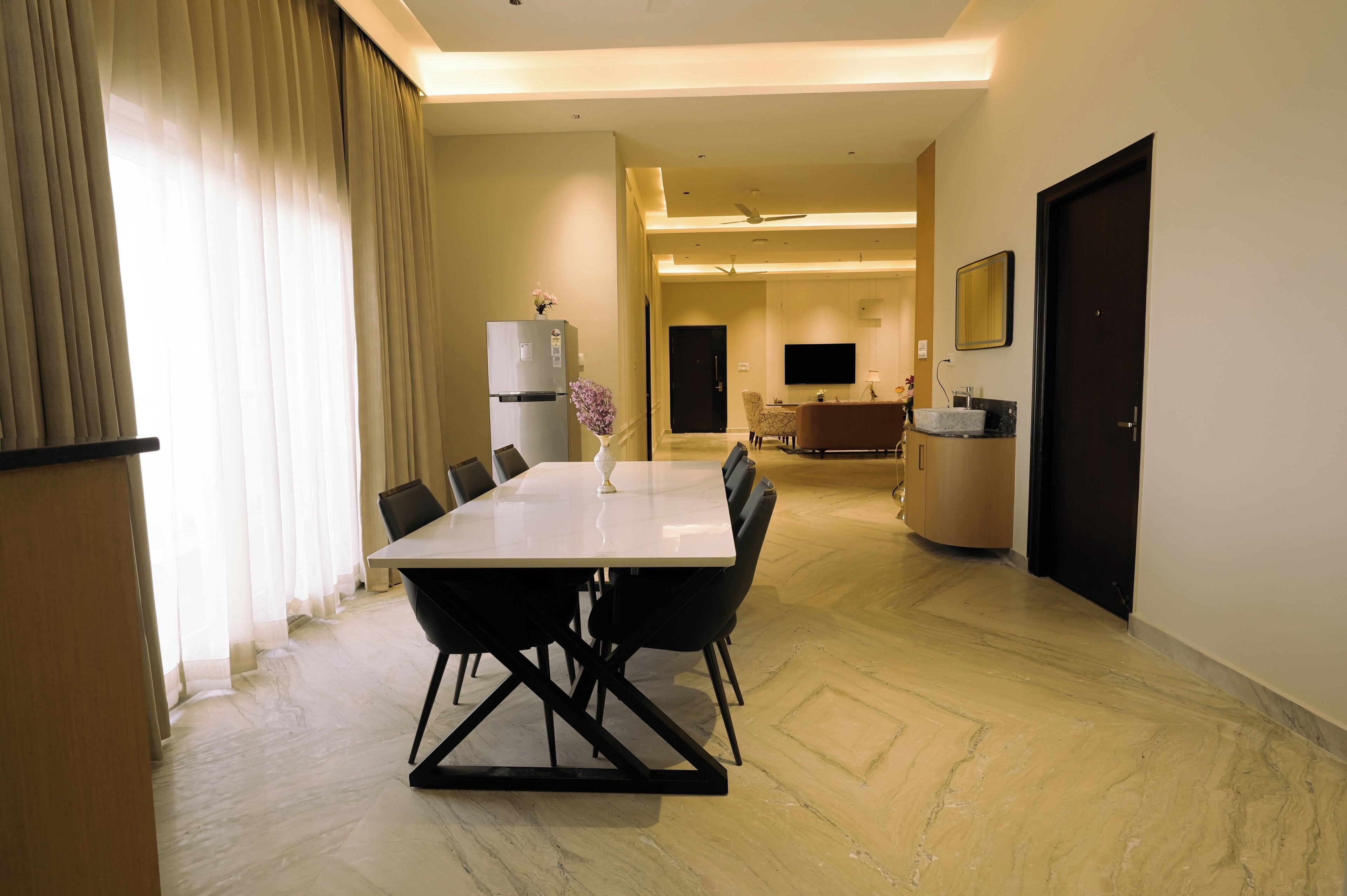 Presidential-suite - balkon - byudsigt | Spiseområde