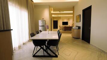 Presidential-suite - balkon - byudsigt | Spiseområde