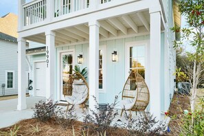 Terrace/patio - TerraLux Beach Club, 6 Bedrooms, Gameroom, Laguna Beach (Panama City Beach)