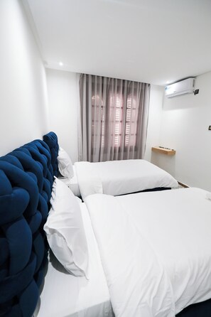 2 slaapkamers, een bureau, gratis wifi, beddengoed