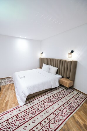 2 slaapkamers, een bureau, gratis wifi, beddengoed