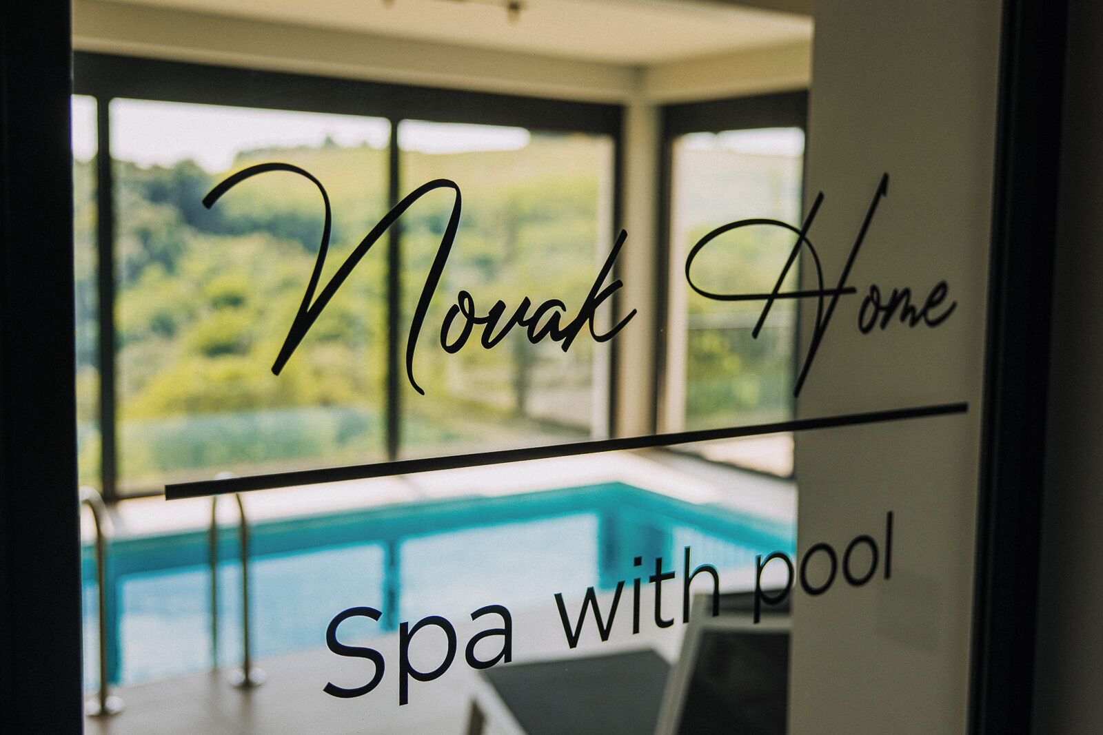 Indoor pool, a heated pool