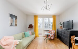 Living area - Nowa Huta Charming Details Apartment (Kraków)